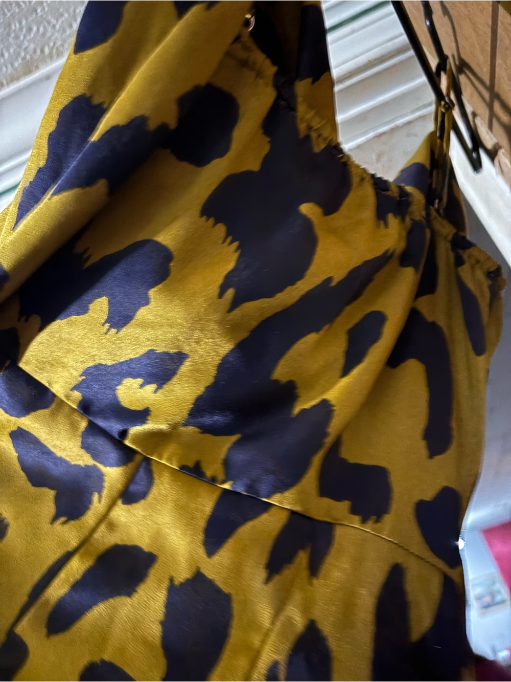 Moon River Mustard Yellow & Black Printed Jumpsuit